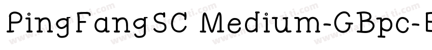 PingFangSC Medium-GBpc-EUC-H字体转换